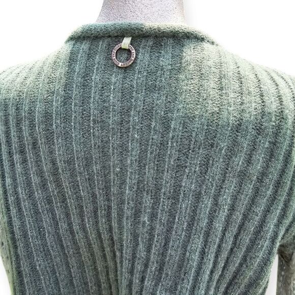 Save the Queen Vintage Y2K 00s Knit Wool Blend Cropped Patchwork Cardigan - Picture 9 of 11